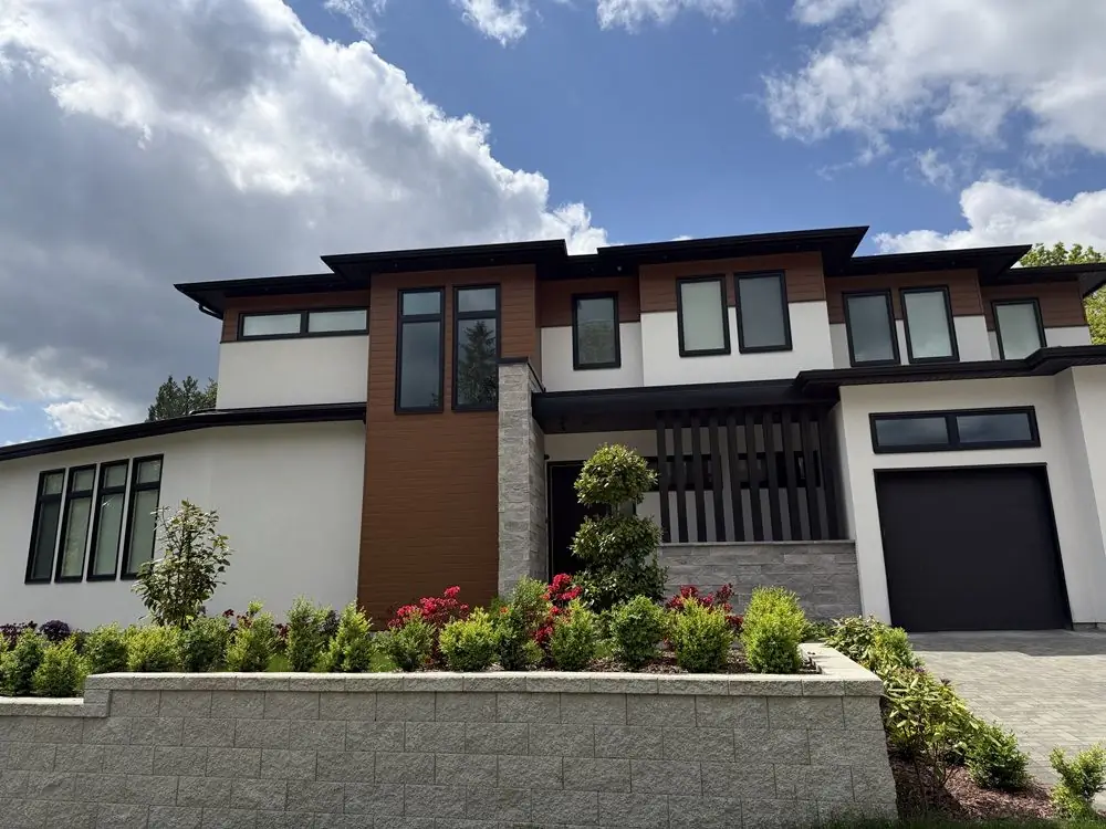 Contemporary custom home in British Columbia